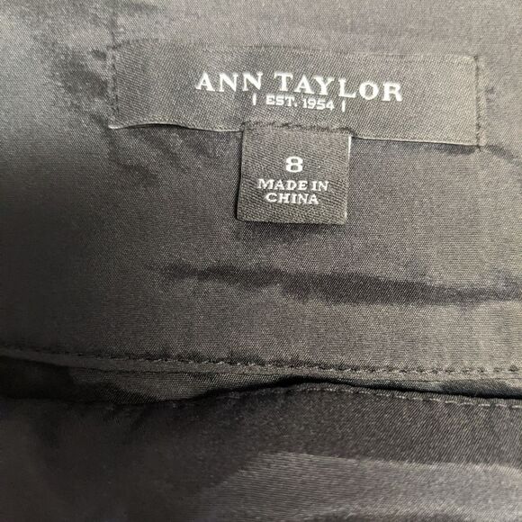 5/$55 Ann Taylor lined, layered, tiered, fringe animal print skirt, side zip 8 - Picture 2 of 7